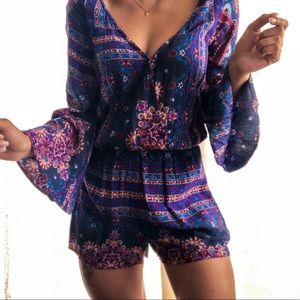 American Eagle // Colorful romper - fits cute!